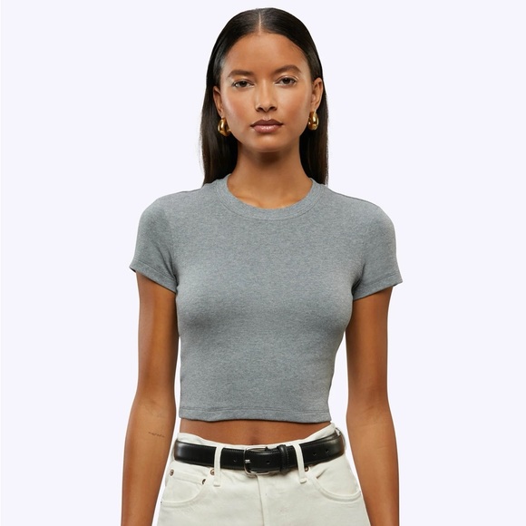 Cuts Clothing Tops - Cuts Tomboy Tee Cropped